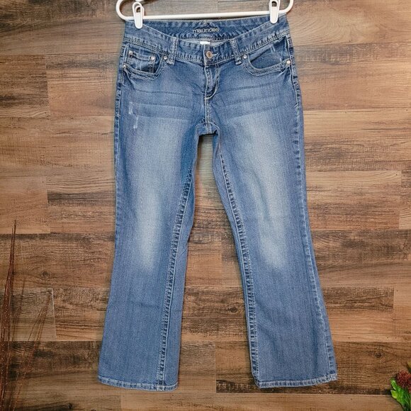 Maurices Jeans Womens 8 S Bootcut Low Rise Medium Light Wash Stretch - Picture 1 of 10